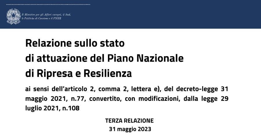 Attuazione PNRR: la relazione semestrale del Governo