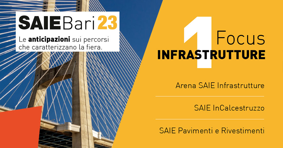 SAIE Bari 2023: il percorso Infrastrutture
