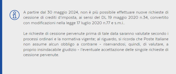 Avviso Poste