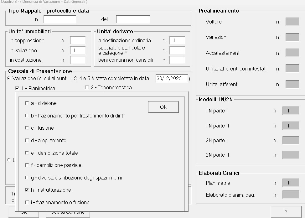 Superbonus e variazione catastale