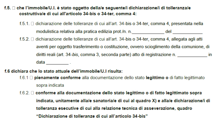 Tolleranze - Modulo SCIA edilizia Titolare
