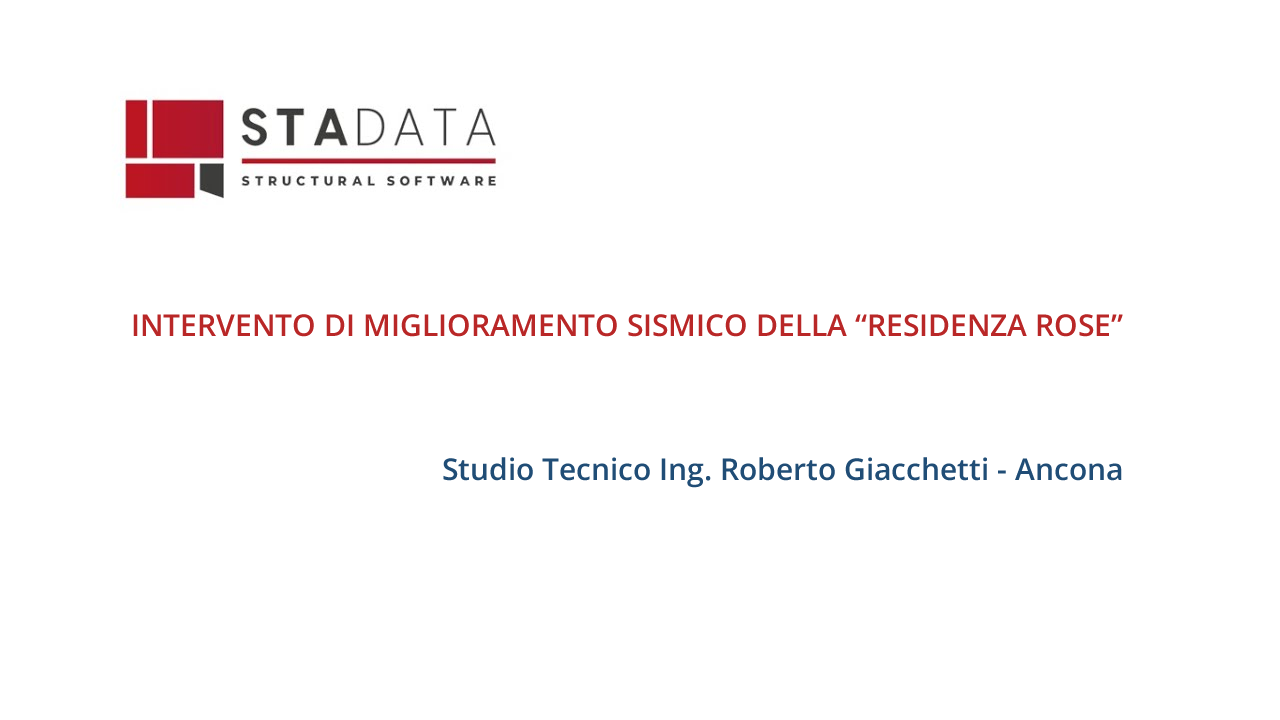 3Muri Case studies - Interventi di miglioramento sismico della Residenza Rose