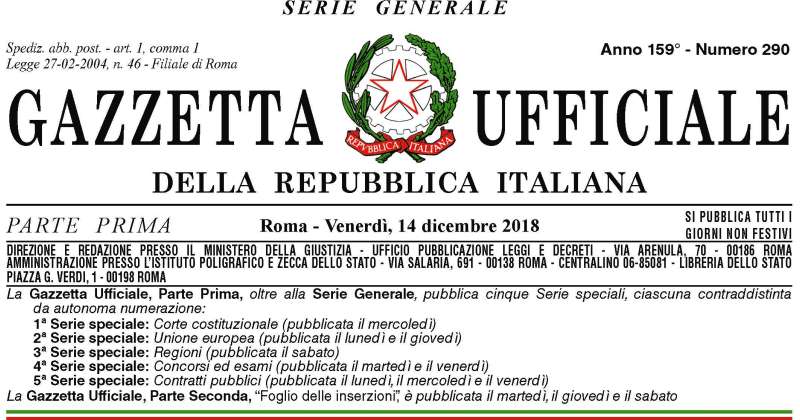 Decreto-legge semplificazioni: Pubblicato sulla Gazzetta ufficiale di oggi