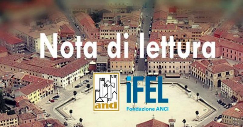 Legge di Bilancio 2019: Nota di lettura ANCI e IFEL con valutazione non positiva