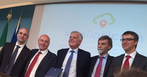 Dissesto idrogeologico: firmato protocollo d'intesa tra Cantone, Galletti, Delrio e D'Angelis