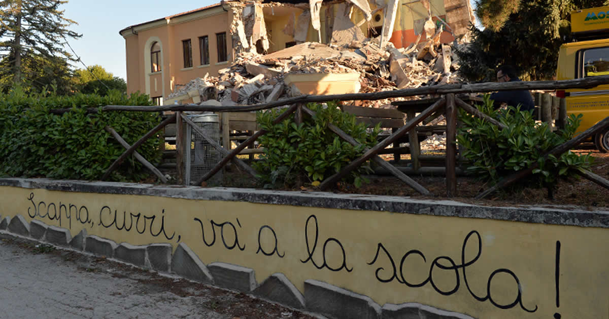 Terremoto centro Italia, approvato il programma straordinario per la riapertura delle scuole