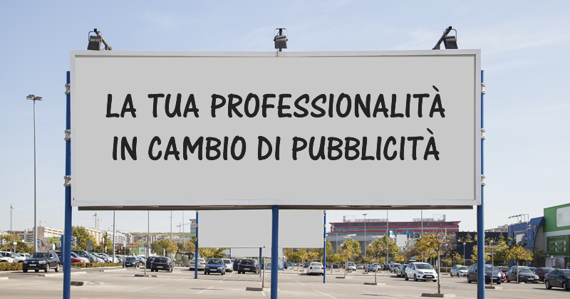 Servizi di Ingegneria e Architettura: il Comune di Molfetta li paga in 'pubblicità'