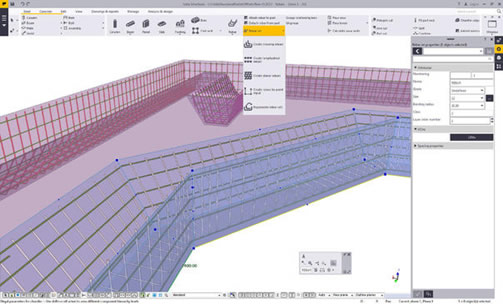 The first phase of a next generation reinforcement method provides users with more flexibility to create and modify reinforcements for different types of concrete geometries