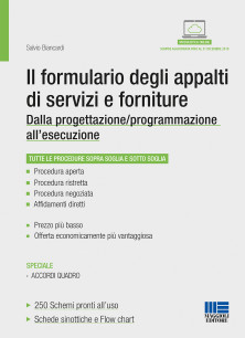 Il formulario degli appalti di servizi e forniture - Dalla progettazione/programmazione all'esecuzione