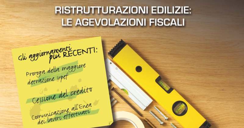 Agenzia delle Entrate: aggiornate a luglio 2019 le guide su Sismabonus e Ristrutturazioni edilizie